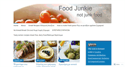 Desktop Screenshot of foodjunkie.eu